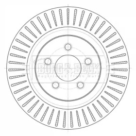 Тормозной диск BORG & BECK BBD6082S