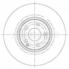 Тормозной диск BORG & BECK BBD6083S