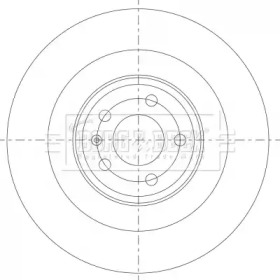 Тормозной диск BORG & BECK BBD6085S