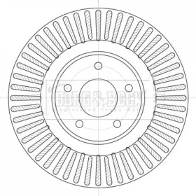 Тормозной диск BORG & BECK BBD6099S