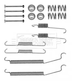 Комплектующие, колодки дискового тормоза BORG & BECK BBK6341
