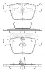 Комплект тормозных колодок BORG & BECK BBP2470