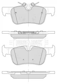 Комплект тормозных колодок BORG & BECK BBP2499