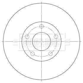 Тормозной диск BORG & BECK BBD5338