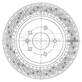 Тормозной диск BORG & BECK BBD6114S