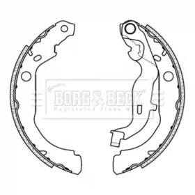 Комлект тормозных накладок BORG & BECK BBS6507