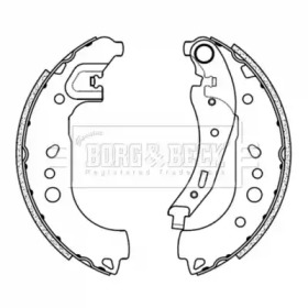 Комплект тормозных колодок BORG & BECK BBS6508