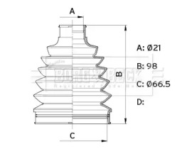 Пыльник BORG & BECK BCB6421