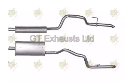 Средний глушитель выхлопных газов GT Exhausts GCH039