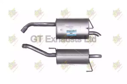 Глушитель выхлопных газов конечный GT Exhausts GDN639