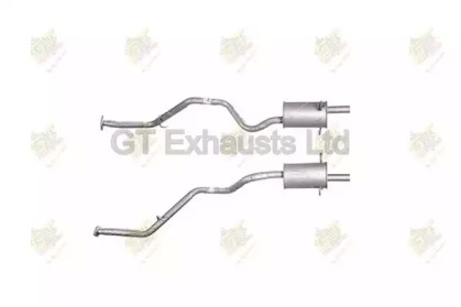 Глушитель выхлопных газов конечный GT Exhausts GDU013