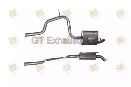 Глушитель выхлопных газов конечный GT Exhausts GFE834