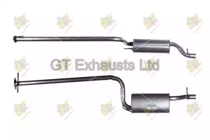 Средний глушитель выхлопных газов GT Exhausts GFO730