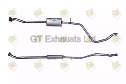 Средний глушитель выхлопных газов GT Exhausts GPG665