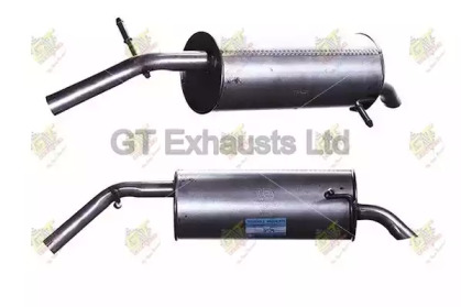 Глушитель выхлопных газов конечный GT Exhausts GPG798