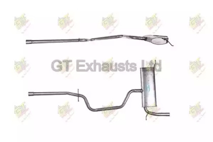 Амортизатор GT Exhausts GSE171