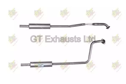 Средний глушитель выхлопных газов GT Exhausts GTY597