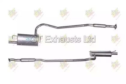 Глушитель выхлопных газов конечный GT Exhausts GTY606