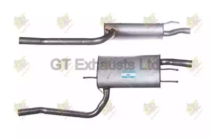 Глушитель выхлопных газов конечный GT Exhausts GTY731