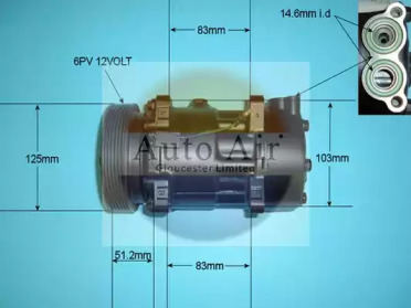 Компрессор AUTO AIR GLOUCESTER 14-9686R