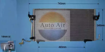 Конденсатор AUTO AIR GLOUCESTER 16-9750