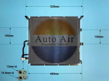 Конденсатор AUTO AIR GLOUCESTER 16-9688