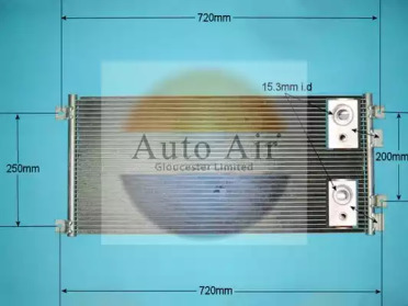 Конденсатор, кондиционер AUTO AIR GLOUCESTER 16-9918