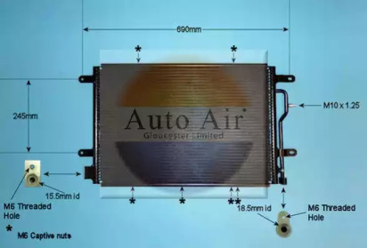 Конденсатор AUTO AIR GLOUCESTER 16-9700