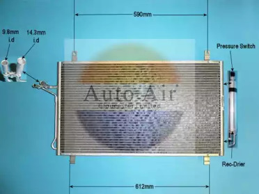 Конденсатор AUTO AIR GLOUCESTER 16-1088