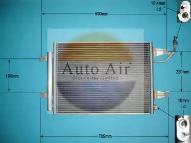 Конденсатор AUTO AIR GLOUCESTER 16-1069