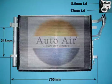 Конденсатор AUTO AIR GLOUCESTER 16-1096