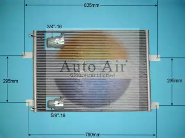 Конденсатор, кондиционер AUTO AIR GLOUCESTER 16-9930