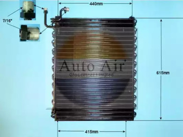 Конденсатор, кондиционер AUTO AIR GLOUCESTER 16-1200