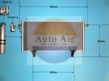 Конденсатор, кондиционер AUTO AIR GLOUCESTER 16-1218