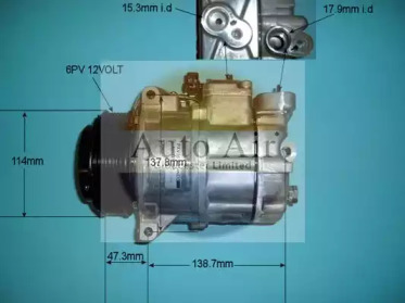 Компрессор, кондиционер AUTO AIR GLOUCESTER 14-9740