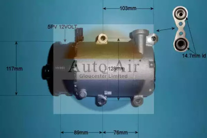 Компрессор AUTO AIR GLOUCESTER 14-0099P