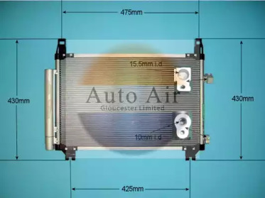 Конденсатор AUTO AIR GLOUCESTER 16-9939