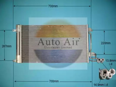 Конденсатор AUTO AIR GLOUCESTER 16-9007