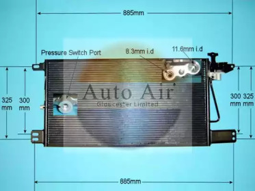 Конденсатор AUTO AIR GLOUCESTER 16-9009