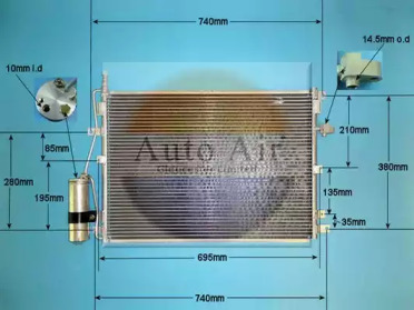 Конденсатор AUTO AIR GLOUCESTER 16-6555