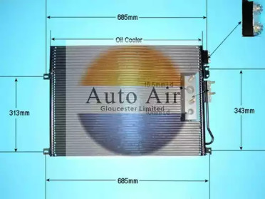 Конденсатор, кондиционер AUTO AIR GLOUCESTER 16-1353