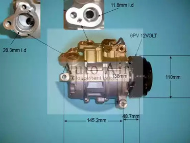 Компрессор, кондиционер AUTO AIR GLOUCESTER 14-9150