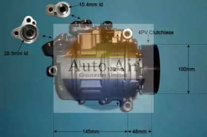 Компрессор, кондиционер AUTO AIR GLOUCESTER 14-0041