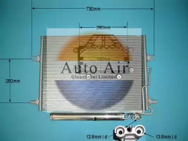 Конденсатор AUTO AIR GLOUCESTER 16-5013A