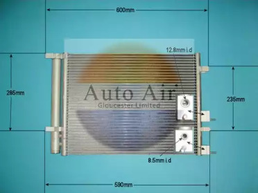 Конденсатор, кондиционер AUTO AIR GLOUCESTER 16-1422