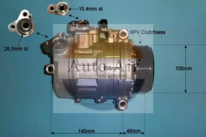 Компрессор, кондиционер AUTO AIR GLOUCESTER 14-0035