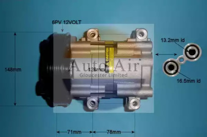 Компрессор AUTO AIR GLOUCESTER 14-0233P