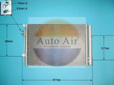 Конденсатор AUTO AIR GLOUCESTER 16-9634