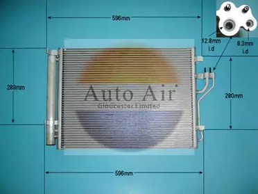 Конденсатор, кондиционер AUTO AIR GLOUCESTER 16-1426