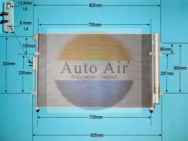 Конденсатор, кондиционер AUTO AIR GLOUCESTER 16-9963